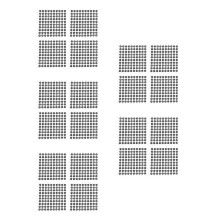 200Silver Reference Point Markers for Printer Precise Scanning Dots