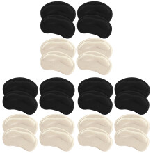 12Pairs Assorted Color Heel Grips Pads with Soft Sponge for Home Use