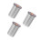 3Pcs Silver Coffee Storage Containers Airtight Stainless Steel Jar 1