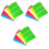 45Sheets P Shape Multicolor Cable Labels Blank Stickers for Indoor Use 1