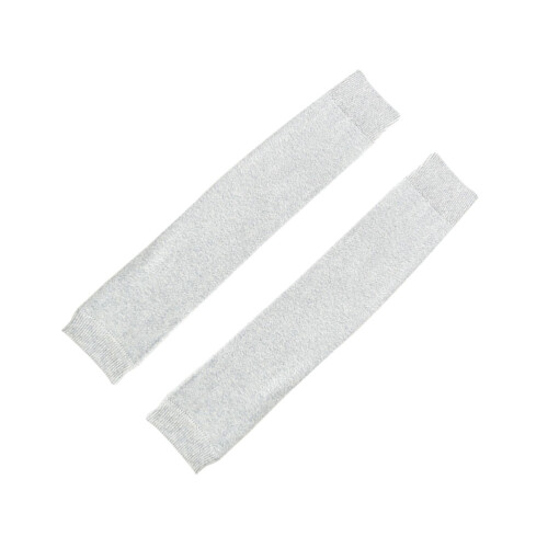 Light Grey Knee Warmers Knee and Leg Socks Polyester Stretchable