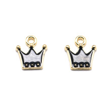 20St Zwarte DIY Kroon Charms Voor Armband En Ketting