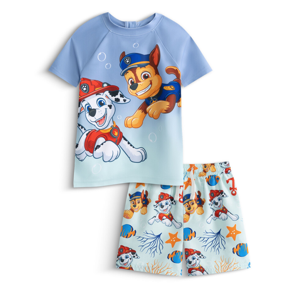 Paw Patrol (3-4 Years) 2 Piece Swim Set (Boys Blue)