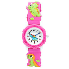 1 Quartz Enfants Rose Plastique Waterproof Ajustable