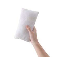 Babyhoofd Neksteunkussen Anti-rolontwerp Ademend bed Wieg-Wit