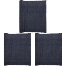 3Rouleaux Papier Crépon Italien Noir Pour Ornements Décorations DIY