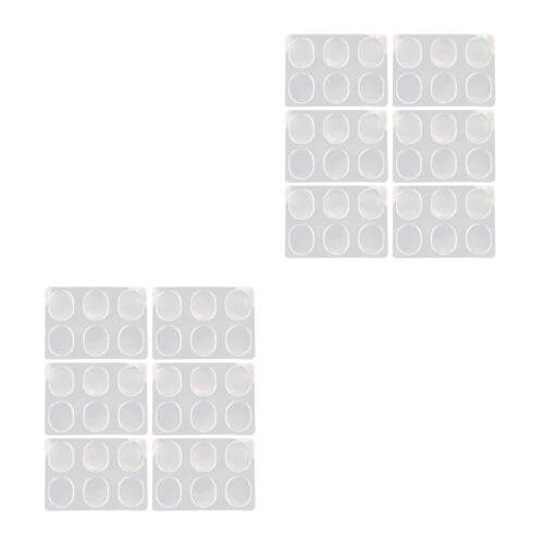 12Ensembles Semelles Talons Gel Souples Prévention Douleur Transparent