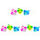9Pcs Semi Automatic Cat Toy Clockwork Rat Pet Supplies Assorted Colors 1