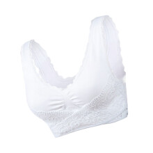 1Pc White Sports Bra Women Fitness Yoga Bra Wrapped Chest Lightweight