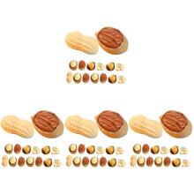 60Pcs Lifelike Resin Miniature Nuts Decor, Perfect for Doll House Use