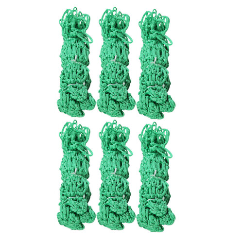 6Pcs Green Nylon Snooker Table Pockets Mesh Bags