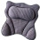 Relaxing Bath Cushion Featuring ventilated Fabric And-Gray 1