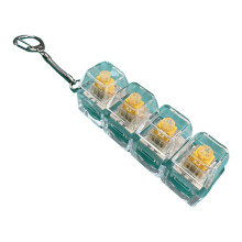 Popular Keyboard Keychain Stress Reliever Toy with 4-yellow