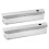 Satin Aluminium Valve Covers, Pair, for Ford SBF 1