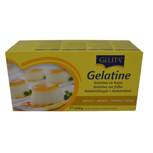 GELITA Pro Bronze Gelatin Sheets 300 Sheets 1kg