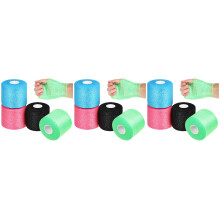 12Rolls Prewrap Tape Athletic Elastic Sponge Wraps for Baseball Soccer