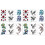 12Pcs Creative Animal Style Temporary Tattoos Stickers for Parties 1
