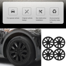 Full Wrap 18in Hub Covers for Tesla Model 3