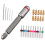 Aluminum Hand Drill With 7Pcs Twist Drill Bit Manual-Silver 1