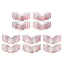 75Sheets Multi Color Waterproof PVC Number Stickers for Bottles Cups