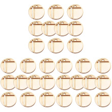 30St Gouden DIY Disc Bedels Voor Sieraden En Creatieve Decoratie