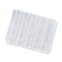 High Transparency Resin Butterfly Shaped Nail Art Mold For