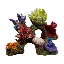 1St Natuurlijke Vis Tank Decoratie Resin Koraalschelp
