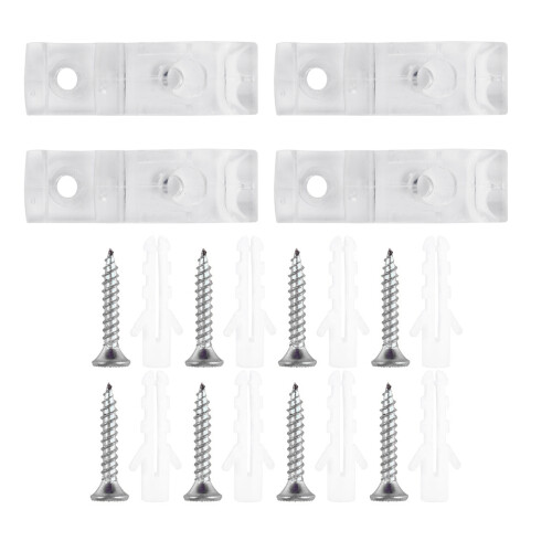 1Set Vorhangbefestiger Kunststoff Silber Ideal Für Und Gardinen