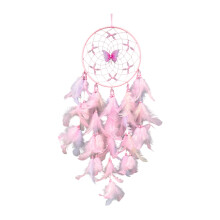 Dreamcatchers Dream Catcher Handmade Traditional Design-Pink