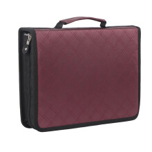 Purple PU Leather 150 Slot Pencil Roll