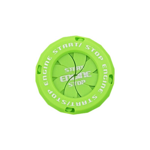 Couvercle de bouton de démarrage de voiture,-Tout vert