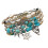 Handmade Bohemian Turquoise Bead Bracelet Multi Layer-Section 6 1