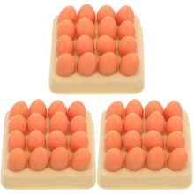 3Sets Miniatuur Eierdoppen, Diverse Kleuren, Voor Decor Poppenhuis