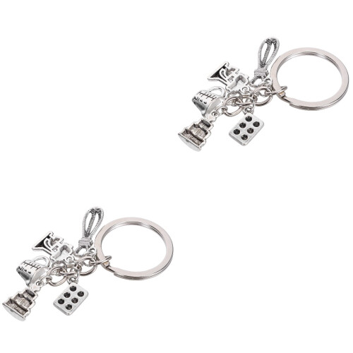 2St Zilveren Bakkerij Sleutelaccessoire Cake Geschenk