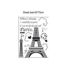 Romantic Paris Eiffel Tower Decal