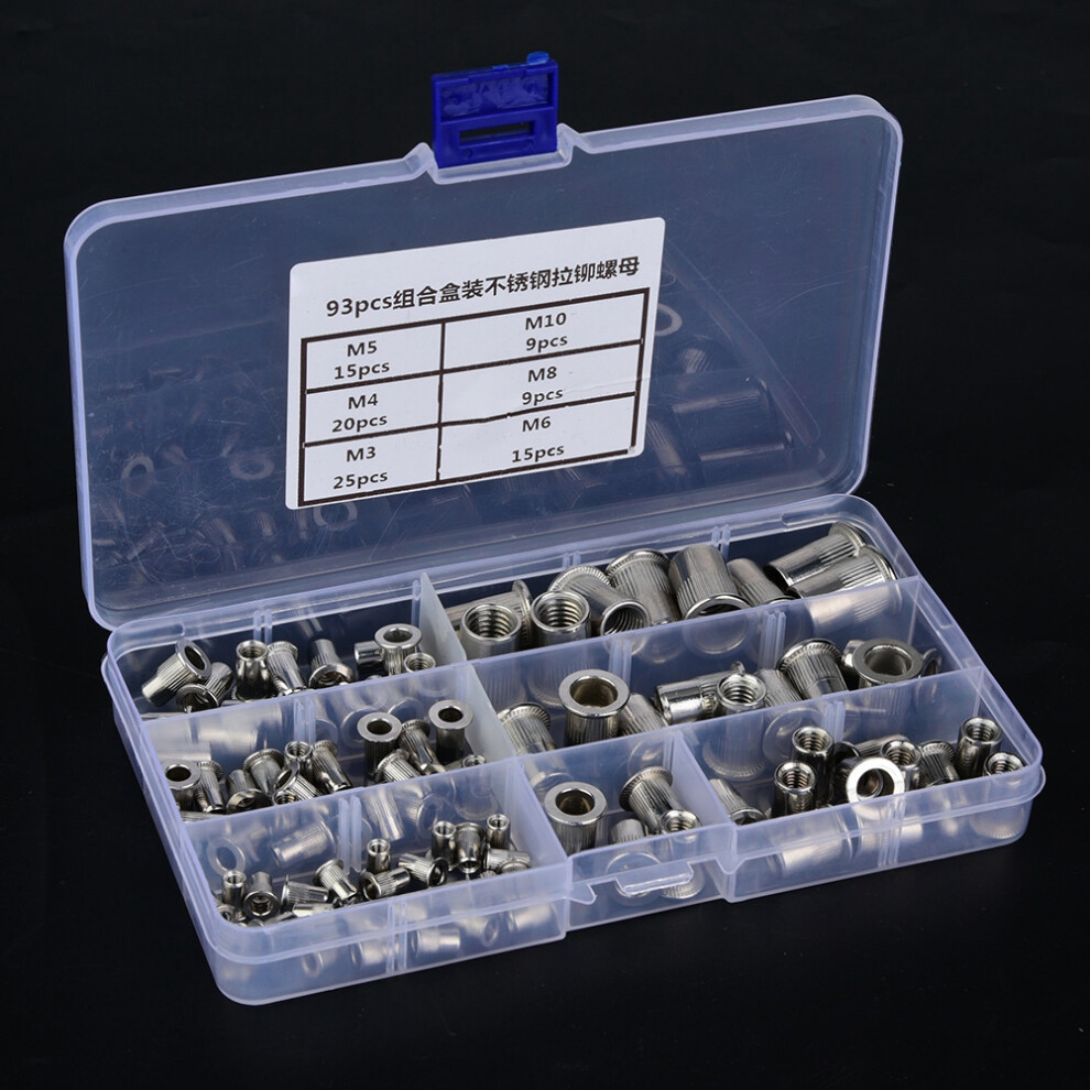 M3 M4 M5 M6 M8 M10 Insert Set 93Pcs