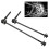 RISK 1 Pair MTB Quick Release Axle Skewers 13