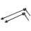 RISK 1 Pair MTB Quick Release Axle Skewers 5
