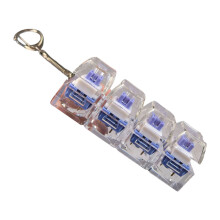 Simulation Keyboard Stress Relief Keychain Toy with-Lavender