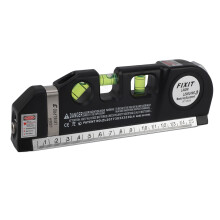 Level Line Tool 3 in 1 Kreuzlinien-Lineal ABS 120mAh