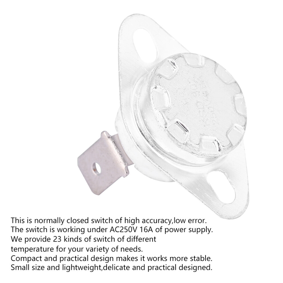 KSD302 NC Thermostat 80 Deg 16A 250V