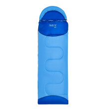 Blauer Junior-Schlafsack, leicht, kompakt