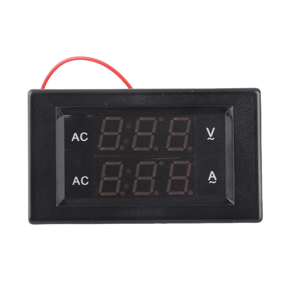 LED AC Voltmeter Ampere Meter 500V 50A Panel