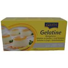 Gelita UK Ltd | Silver leaf gelatine | 400 Leaves | Allergen Free | Ideal for Thickening or jellification | Pure Collagen Protein | 1kg