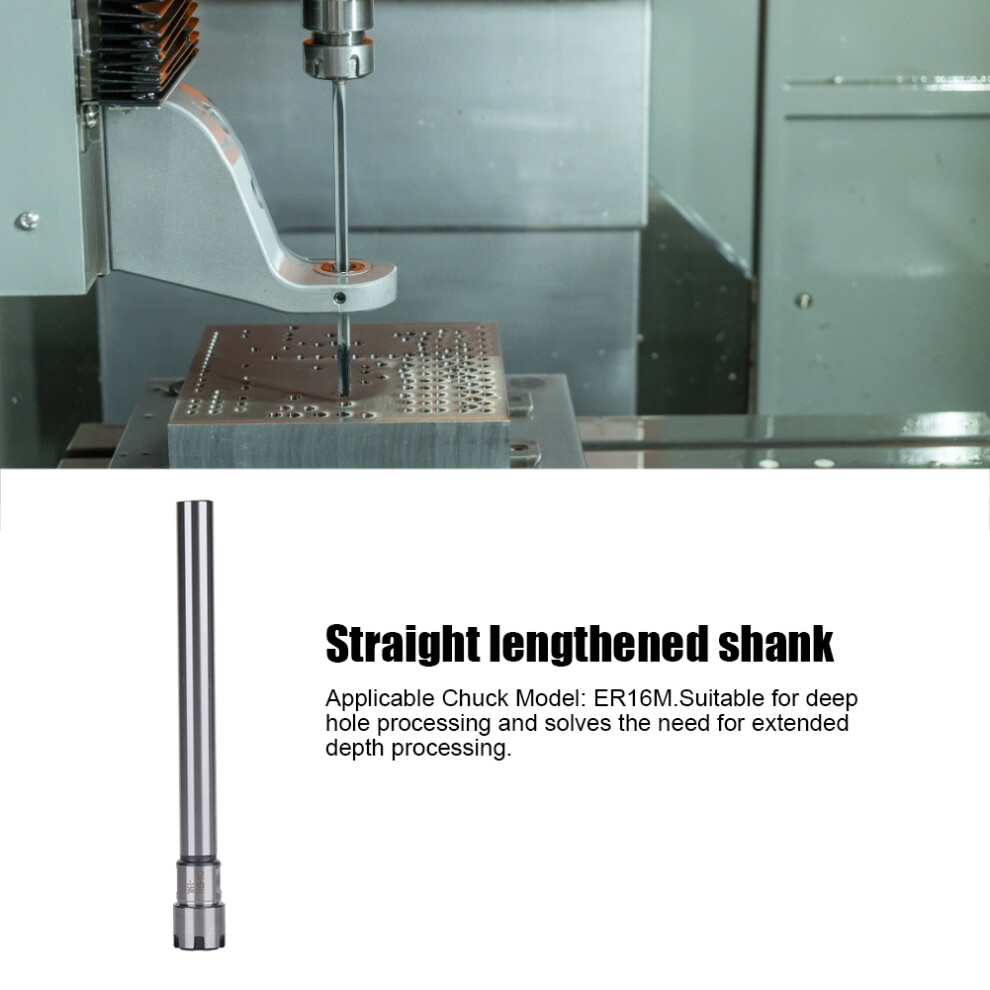 CNC ER16M-150L Collet Chuck Holder, Extended Shank