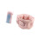 Foldable U Shape Air Pillow For Napping On Plane Trains-Pink 1