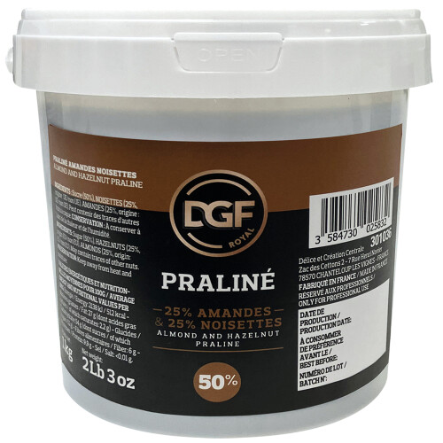 DGF Royal Almond and Hazlenut Praline Flavour Paste, 1kg