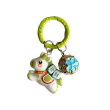 Whimsical Small Horse Key Accessory With Dangling Bell Bag-1