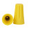 Spirals Waterproof Wiring Cap Connector Closed Terminals-Yellow 1