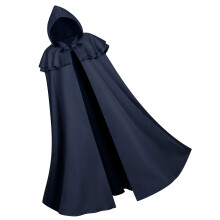 Renaissances Cape médiévale Cape LARP Halloween Cosplay-Bleu